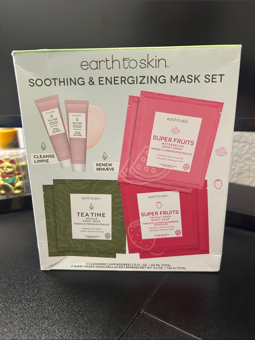 Earth to Skin Soothing & Energizing Mask Set